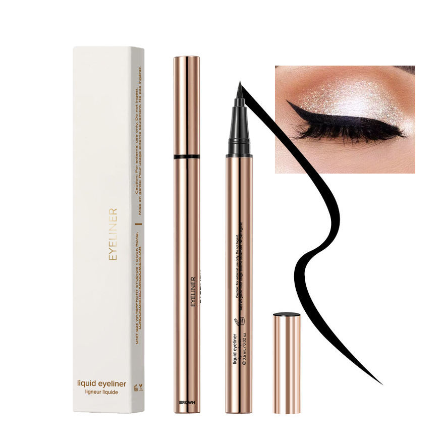 Liquid eyeliner pen and packaging for private label orders