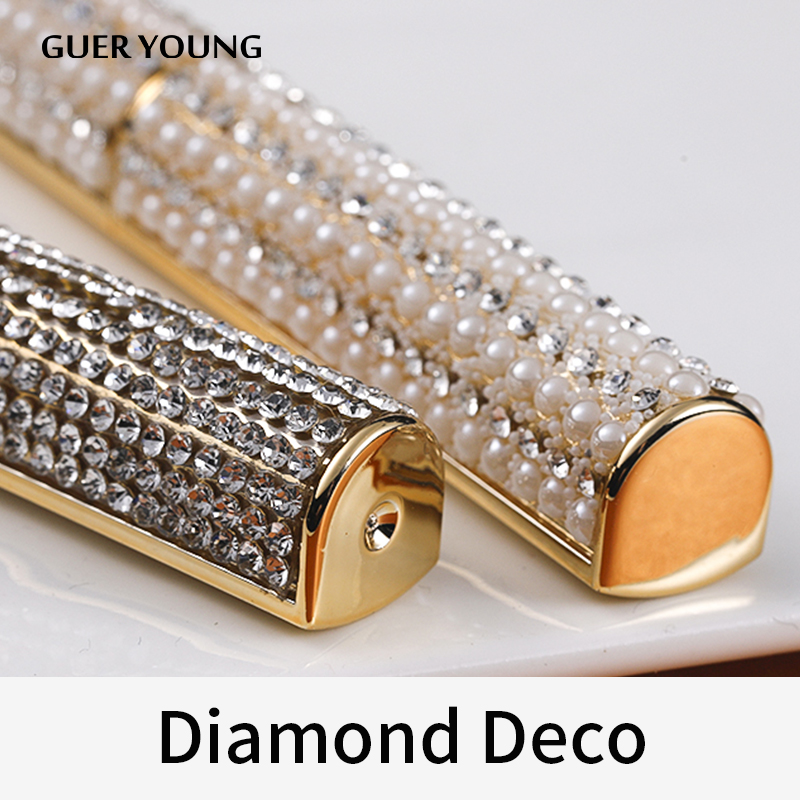 Diamond decoration finish on tube