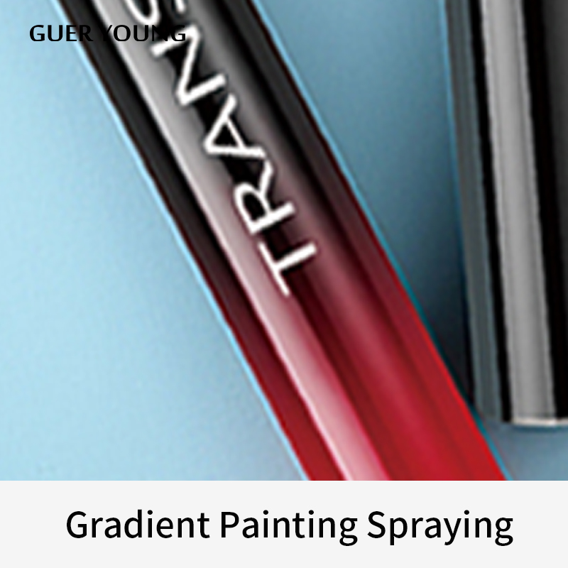 Gradient spraying surface finish