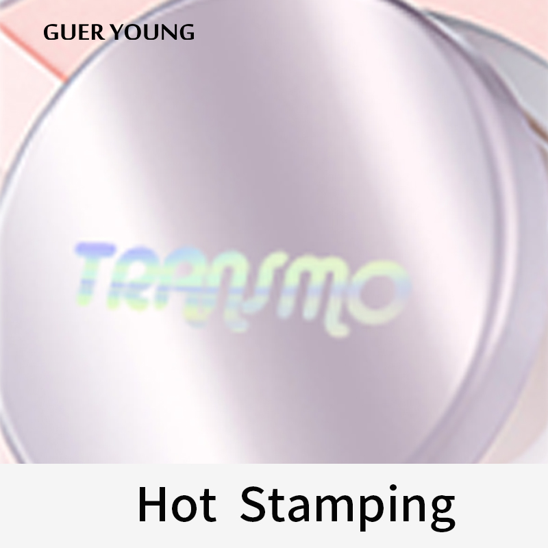 Hot stamping logo process on cosmetic tube