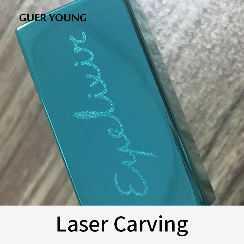 Laser carving logo process