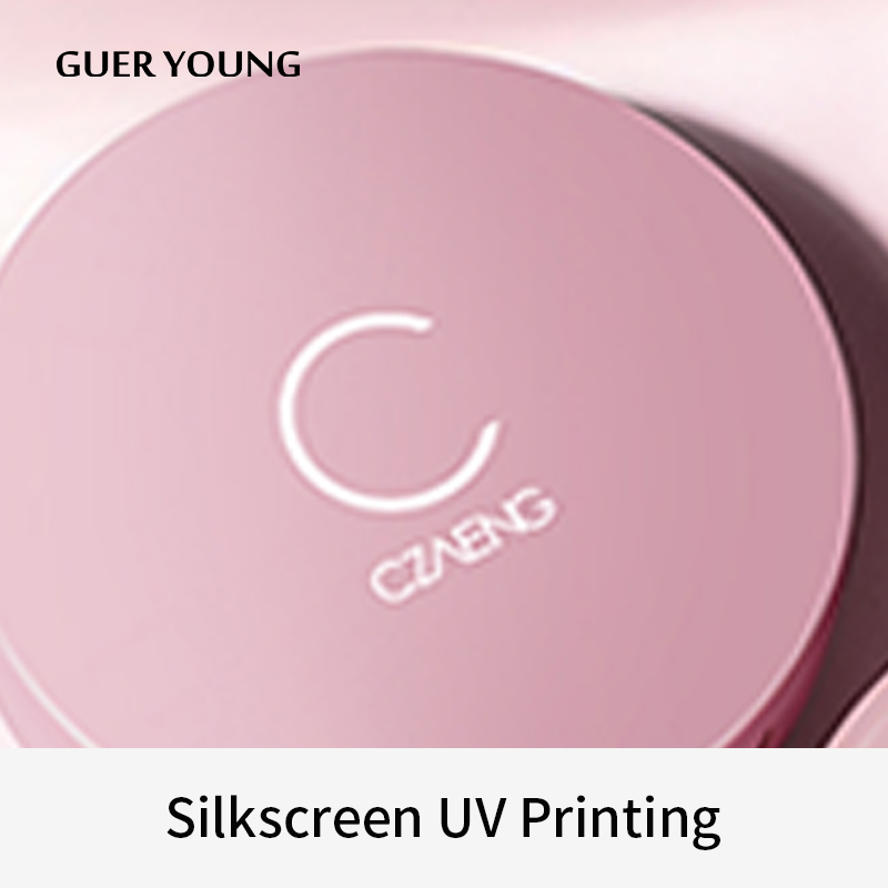 Silkscreen and UV printing logo process