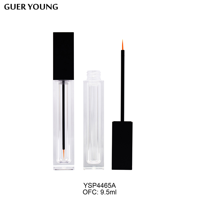 Square injection molded lash serum tube